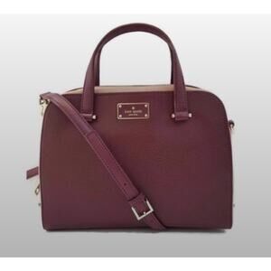 Kate Spade Kay Street Small Felix Satchel Handbag‎ Pebbled Leather Crossbody